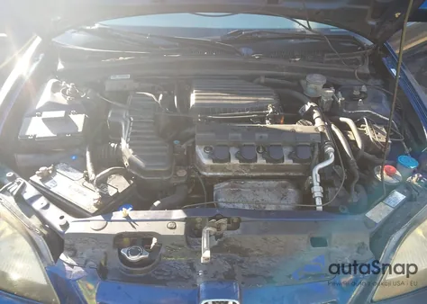 2001 Honda Civic Ex из США, поврежденный, VIN 1HGEM21931L073657